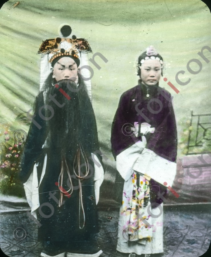 Chinesische Schauspieler; Chinese actors - Foto simon-173a-055.jpg | foticon.de - Bilddatenbank für Motive aus Geschichte und Kultur